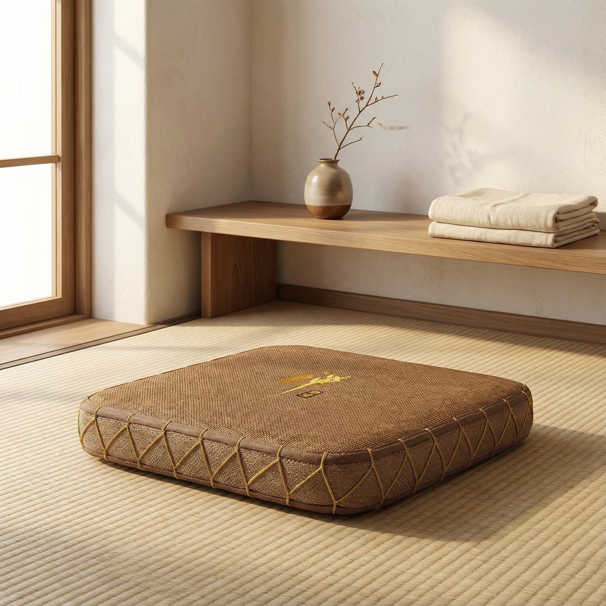 ENSHI — Coussin de Méditation Japonais