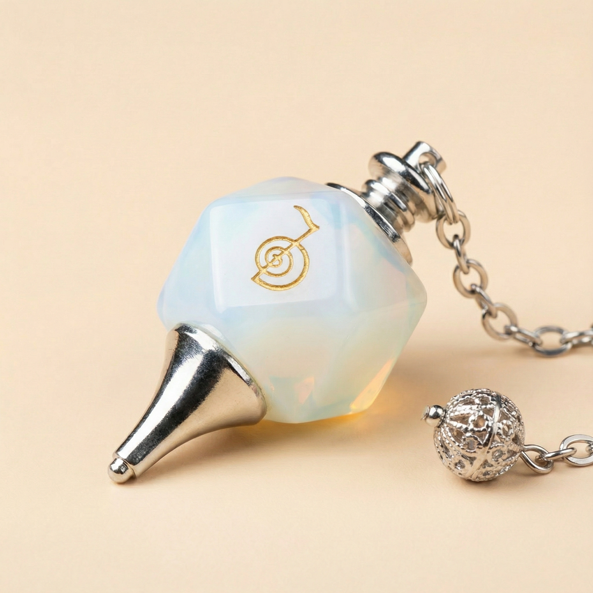 Pendule ORION - Pierre Naturelle & Symbole Reiki