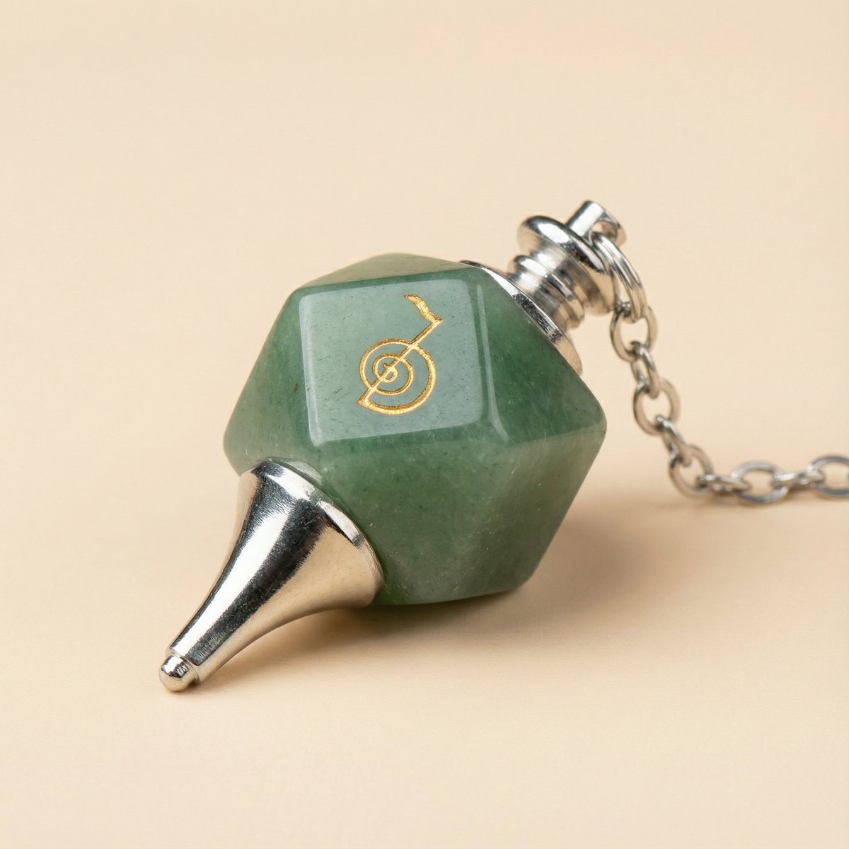 Pendule ORION - Pierre Naturelle & Symbole Reiki