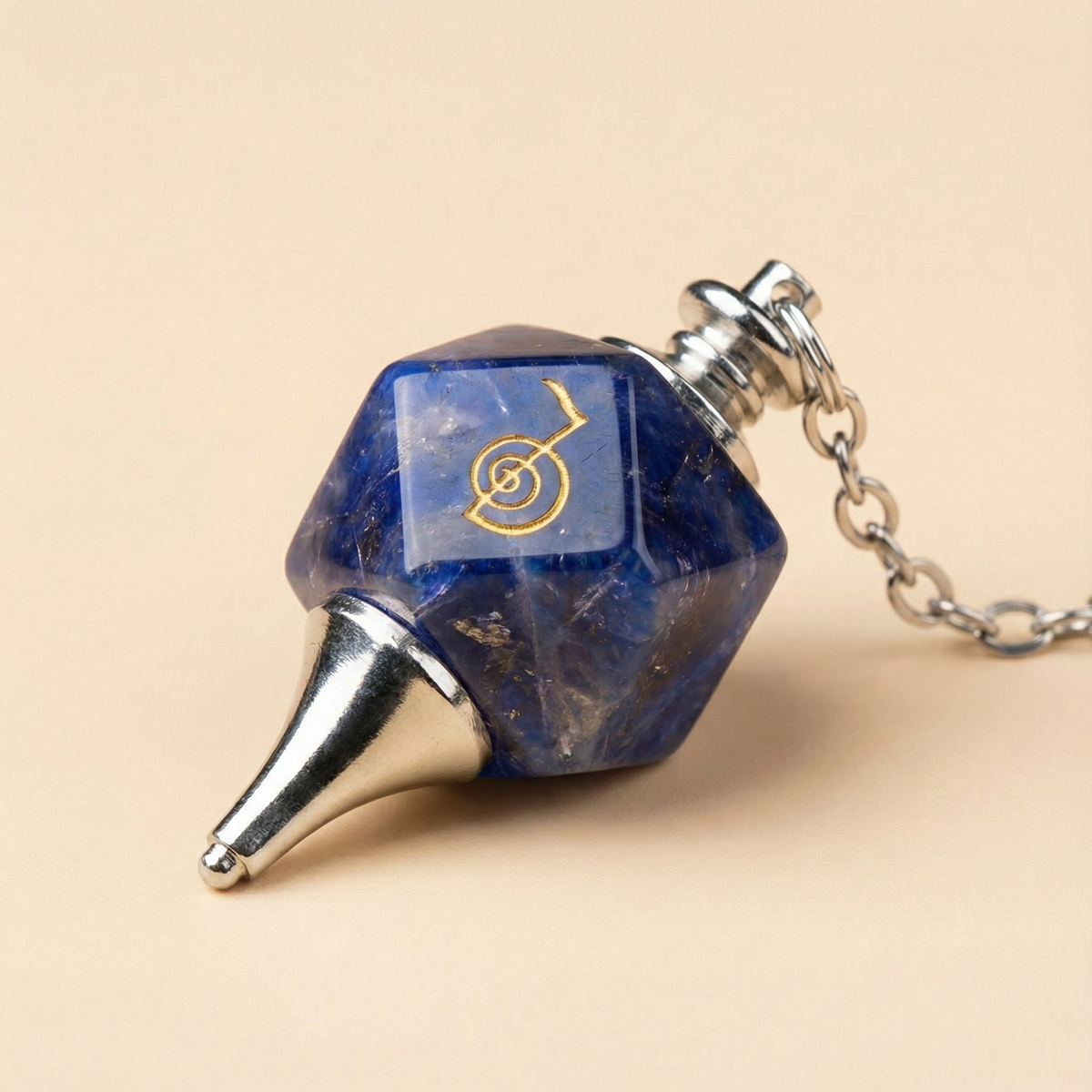 Pendule ORION - Pierre Naturelle & Symbole Reiki